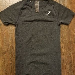 SOLD Gymshark Seamless Black Marl Shirt